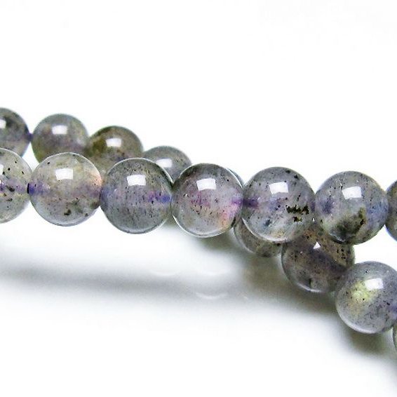 ピンクラブラドライトブレスレット7mm