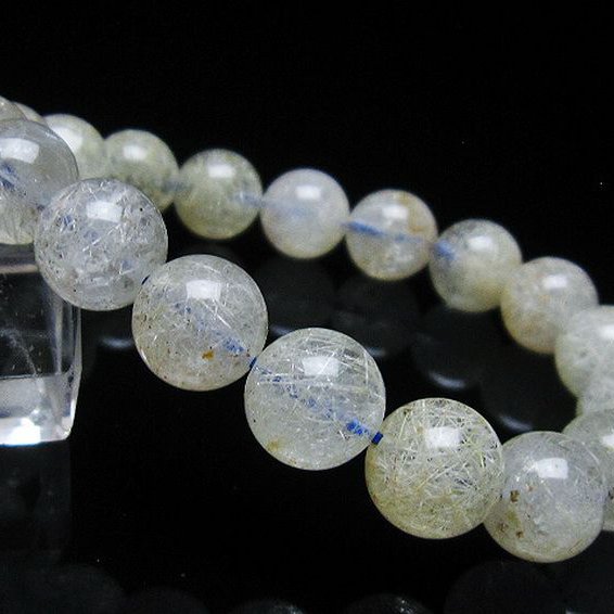 ホワイトガーデンファントムクォーツ ブレスレット 11mm [T239-2809]