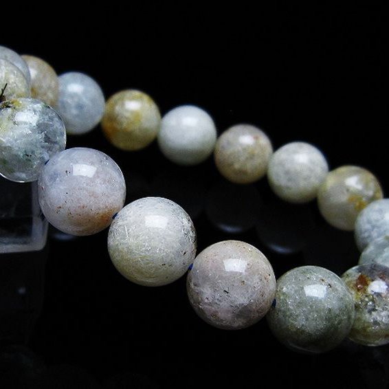 ホワイトガーデンファントムクォーツ ブレスレット 12mm [T239-3056]