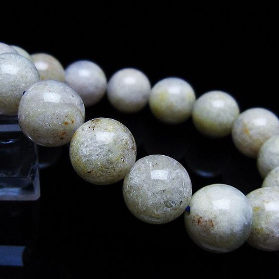 ホワイトガーデンファントムクォーツ ブレスレット 13mm [T239-3083]