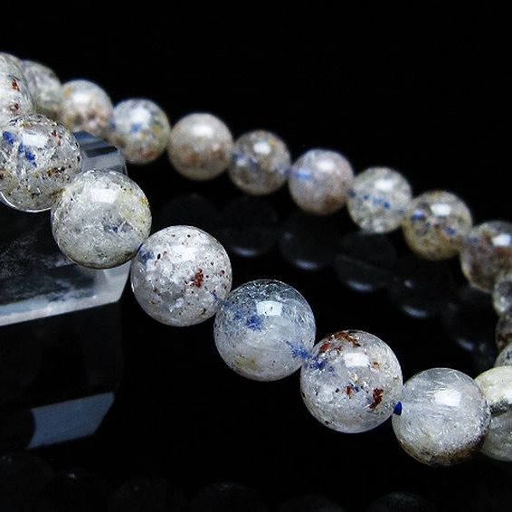 ホワイトガーデンファントムクォーツ ブレスレット 9mm [t239-3133]