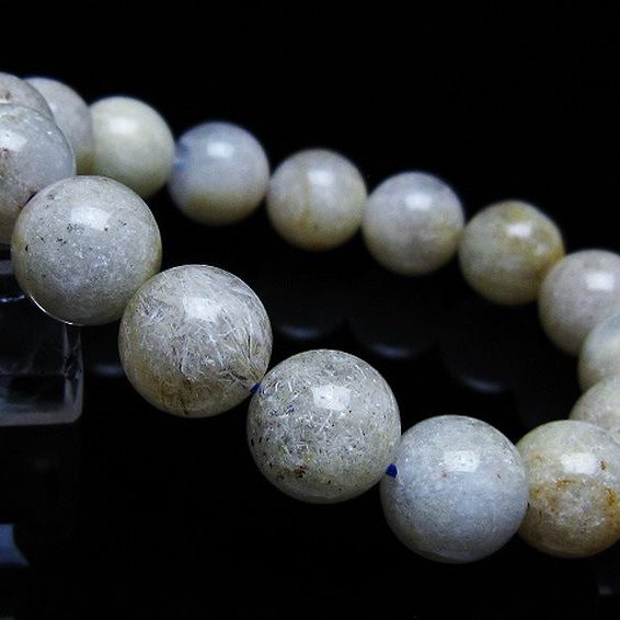 ホワイトガーデンファントムクォーツ ブレスレット 13mm [t239-3147]