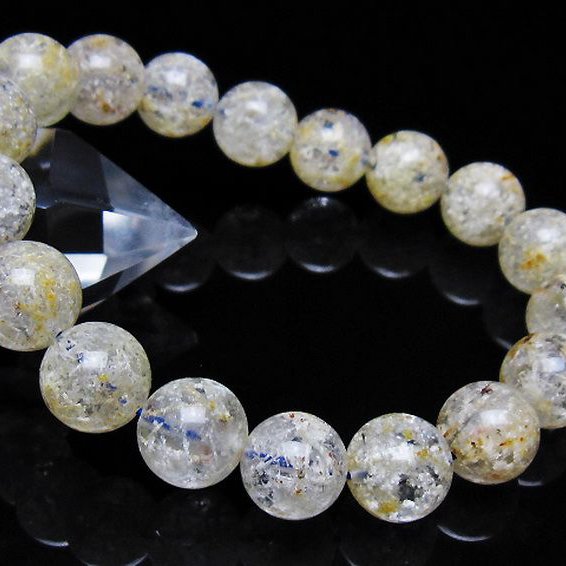 ホワイトガーデンファントムクォーツ ブレスレット 11mm [T239-3247]