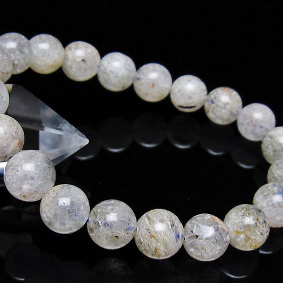 ホワイトガーデンファントムクォーツ ブレスレット 10mm [T239-3273]
