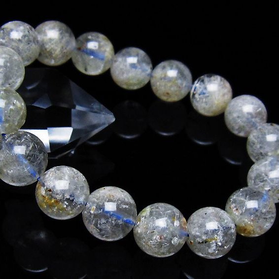 ホワイトガーデンファントムクォーツ ブレスレット 12mm [t239-3408]