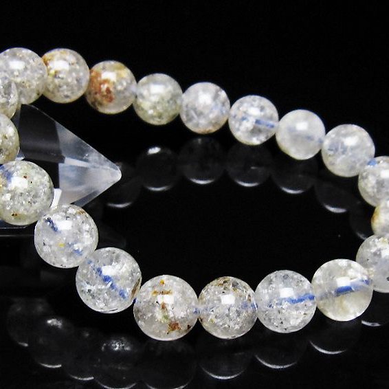ホワイトガーデンファントムクォーツ ブレスレット 10mm [t239-3498]
