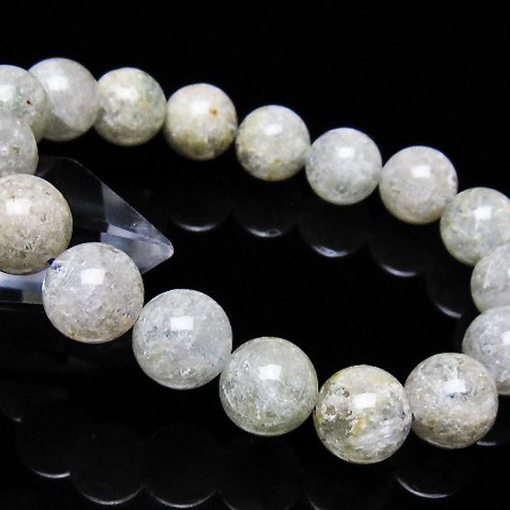 ホワイトガーデンファントムクォーツ ブレスレット 13mm [t239-3523]