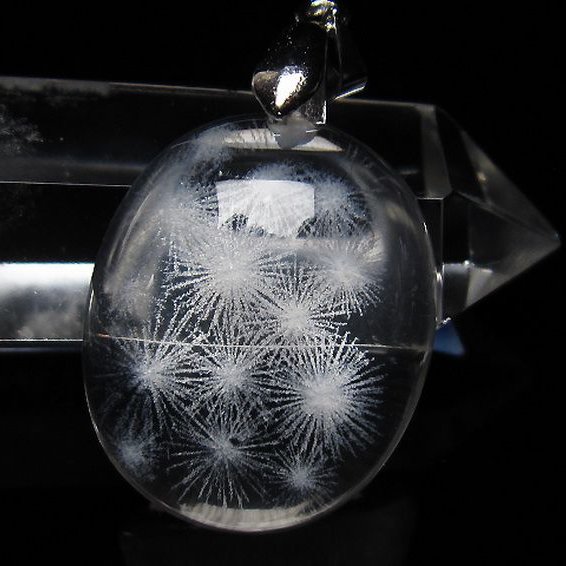 ホワイトスタークォーツ  ペンダント [T240-2822]