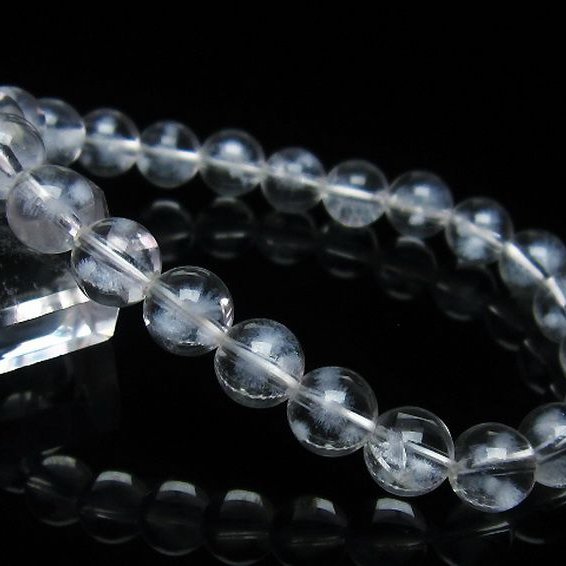 ホワイトスタークォーツ ブレスレット 8mm [T241-2433]