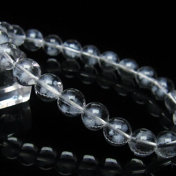 ホワイトスタークォーツ ブレスレット 8mm [T241-2466]