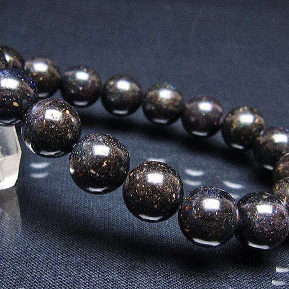 ブラックオパール ブレスレット 11mm [T249-4558]