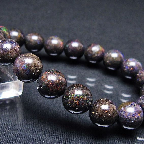 ブラックオパール ブレスレット 11mm [t249-4812]