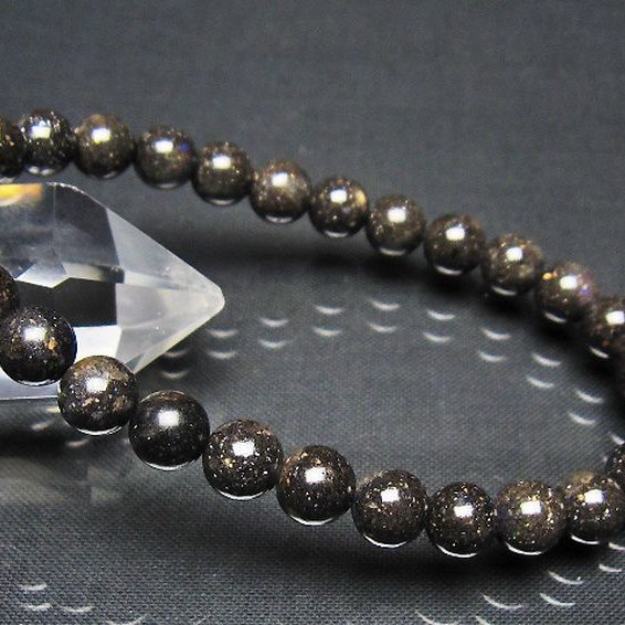 ブラックオパール ブレスレット 7mm [t249-4871]