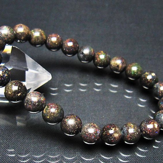 ブラックオパール ブレスレット 8mm [t249-4929]