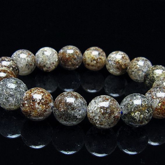 ガーデン トルマリンルチル入り  ブレスレット 13mm [T253-2931]