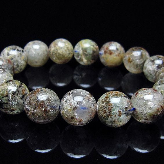 ガーデン トルマリンルチル入り  ブレスレット 14mm [T253-2949]