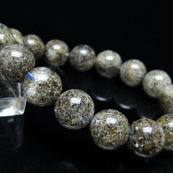 ガーデン トルマリンルチル入り ブレスレット 12mm [t253-2965]