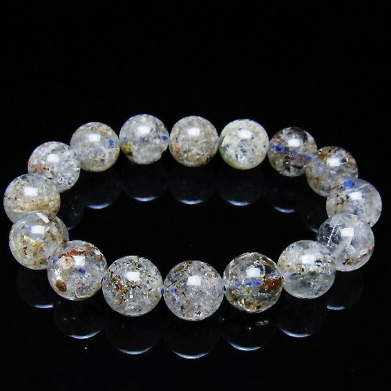 ガーデン トルマリンルチル入り  ブレスレット 13mm [T253-3025]