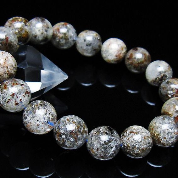 ガーデン トルマリンルチル入り  ブレスレット 12mm [T253-3027]