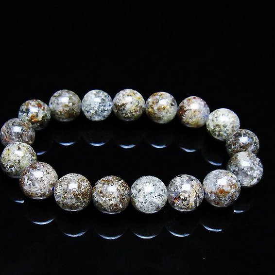 ガーデン トルマリンルチル入り  ブレスレット 12mm [T253-3060]