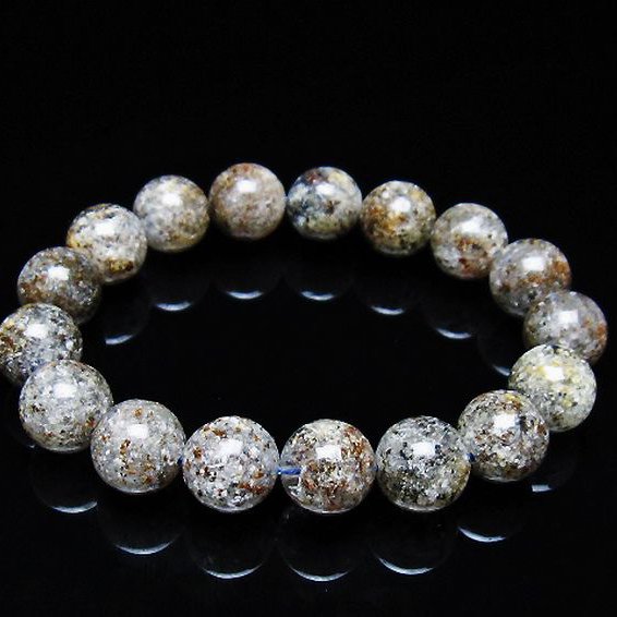 ガーデン トルマリンルチル入り  ブレスレット 12mm [T253-3073]