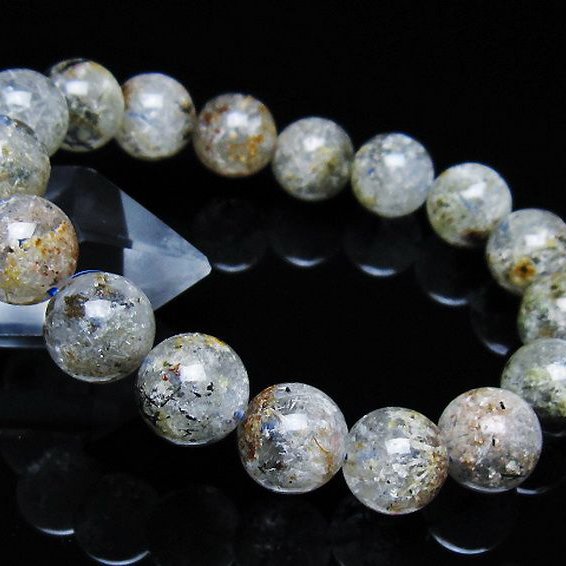 ガーデン トルマリンルチル入り  ブレスレット 12mm [T253-3137]