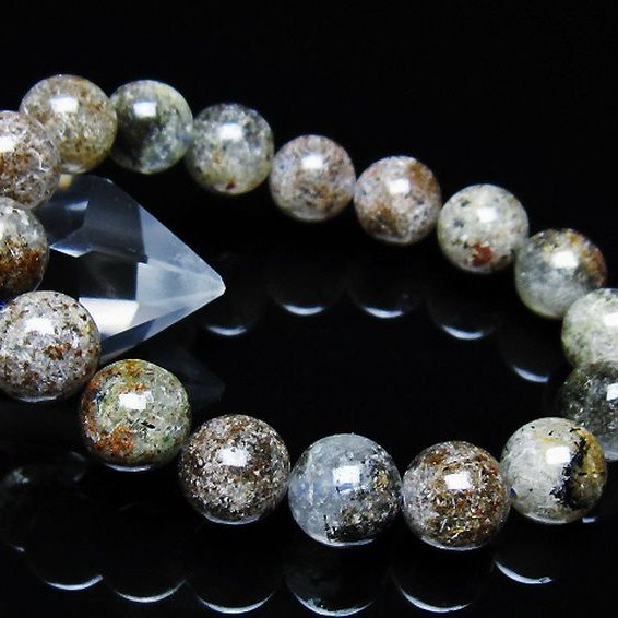 ガーデン トルマリンルチル入り  ブレスレット 12mm [T253-3167]