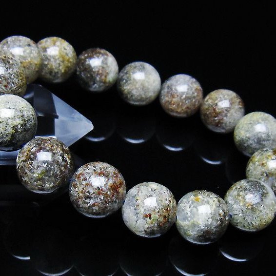 ガーデン トルマリンルチル入り  ブレスレット 14mm [T253-3189]