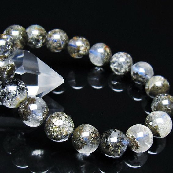 ガーデン トルマリンルチル入り  ブレスレット 11mm [T253-3198]