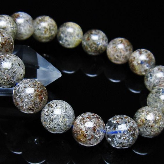 ガーデン トルマリンルチル入り  ブレスレット 13mm [T253-3244]