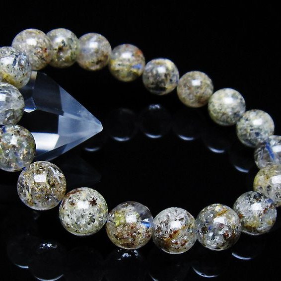 ガーデン トルマリンルチル入り  ブレスレット 10mm [T253-3256]