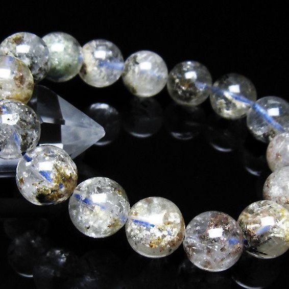 ガーデン トルマリンルチル入り ブレスレット 13mm [t253-3300]