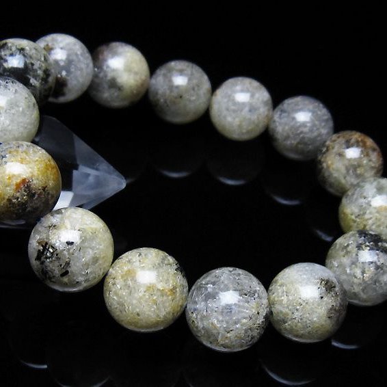 ガーデン トルマリンルチル入り ブレスレット 15mm [t253-3327]