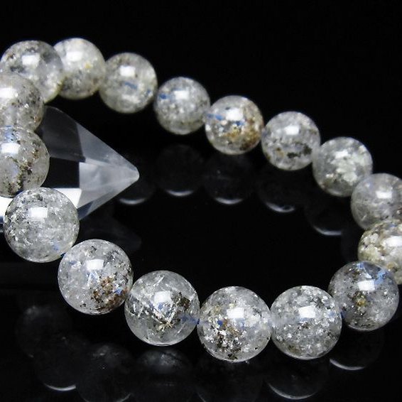 ガーデン トルマリンルチル入り ブレスレット 12mm [t253-3375]