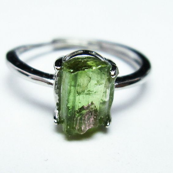 緑トルマリン 指輪 (15号)[t254-2252]