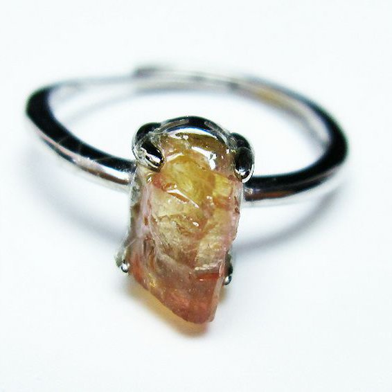 赤トルマリン 指輪 (14号)[T254-2579]