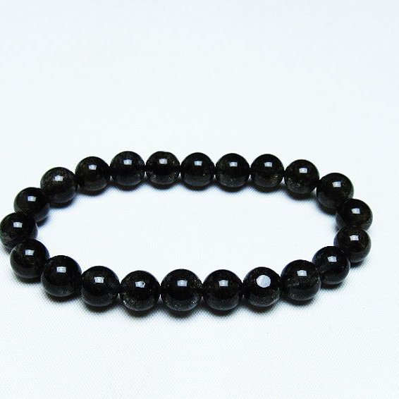 ブラックルチルクォーツ ブレスレット 9mm [T257-7131]