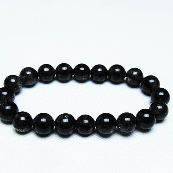 ブラックルチルクォーツ ブレスレット 10mm [T257-7137]