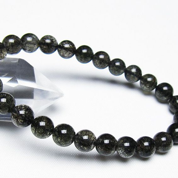 ルチルクォーツブレスレット ルチルクォーツ ブレスレット 7mm #RG245 - プレミアム天然石専門店