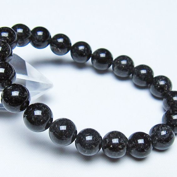 ブラックルチルクォーツ ブレスレット 10mm [t257-8440]