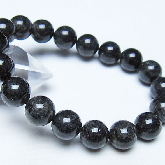 ブラックルチルクォーツ ブレスレット 11mm [t257-8481]