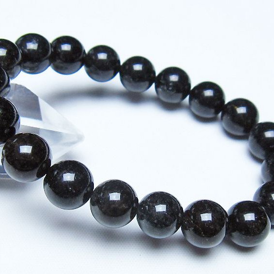 ブラックルチルクォーツ ブレスレット 10mm [t257-8540]