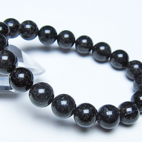ブラックルチルクォーツ ブレスレット 10mm [t257-8543]
