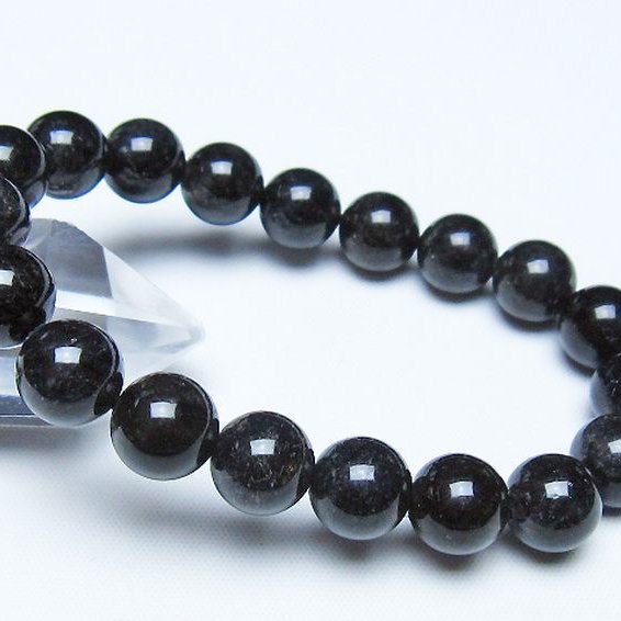 ブラックルチルクォーツ ブレスレット 10mm [t257-8544]