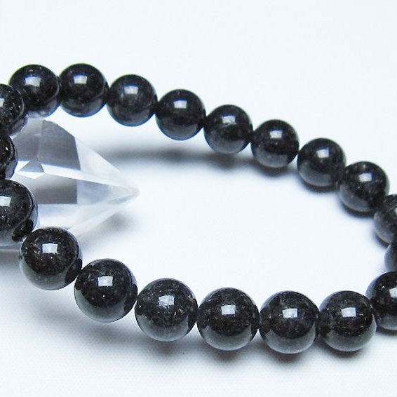 ブラックルチルクォーツ ブレスレット 10mm [t257-8547]