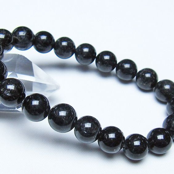 ブラックルチルクォーツ ブレスレット 10mm [t257-8568]