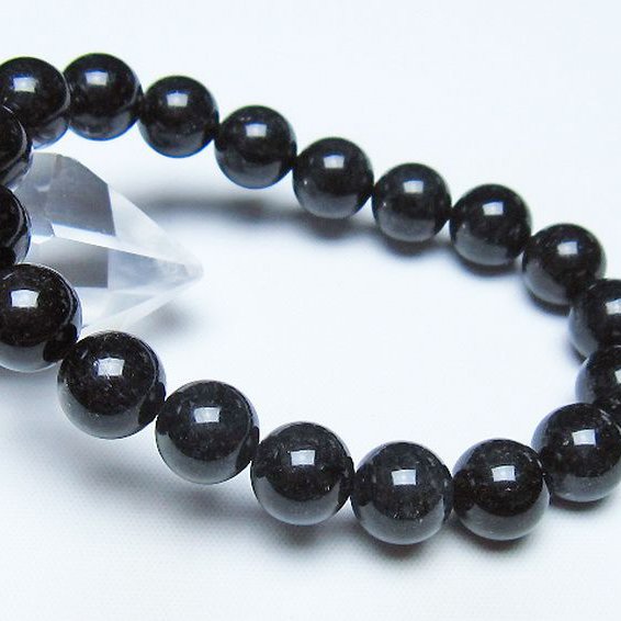 ブラックルチルクォーツ ブレスレット 10mm [t257-8572]