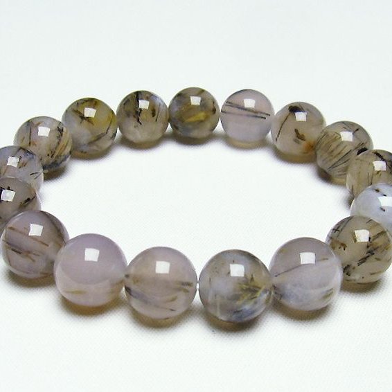 ルチルインアゲート ブレスレット 12mm [T258-1837]