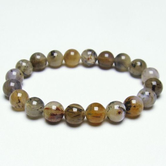 ルチルインアゲート ブレスレット 10mm [T258-1840]