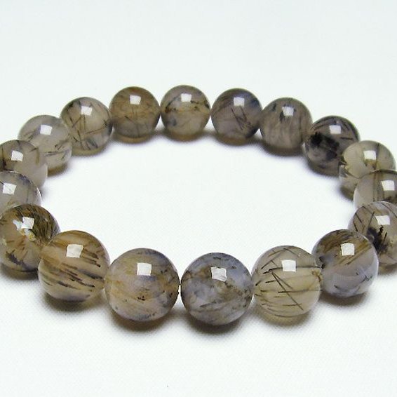 ルチルインアゲート ブレスレット 12mm [T258-1847]